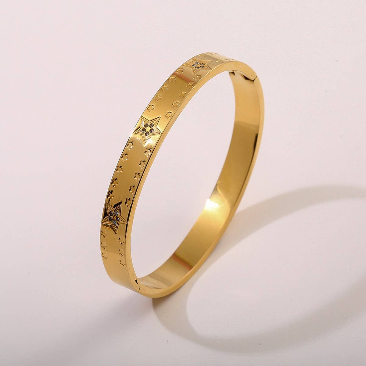 CLASSIC 18K GOLD ZIRCON BRACELET VINTAGE STYLE_CWAJE4600