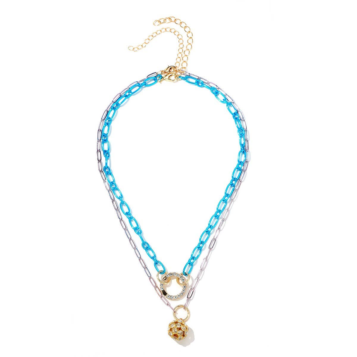 Womens Stylish And Elegant Stacking Necklace Set