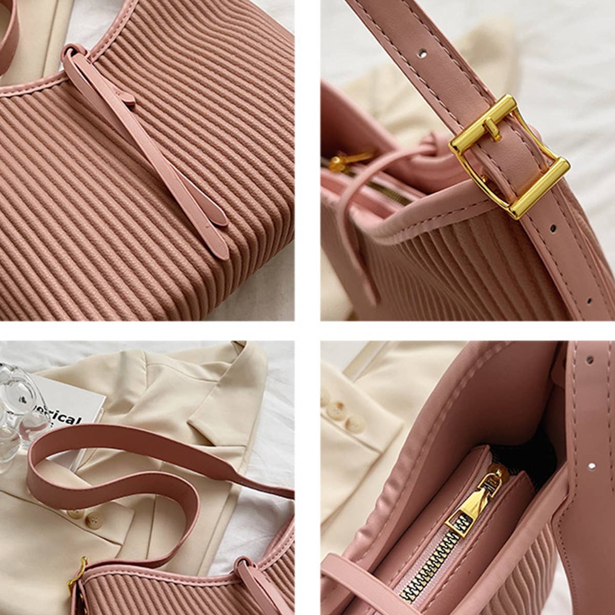 Women Large Capacity Tote Bag Shoulder Bag_Cwab1566