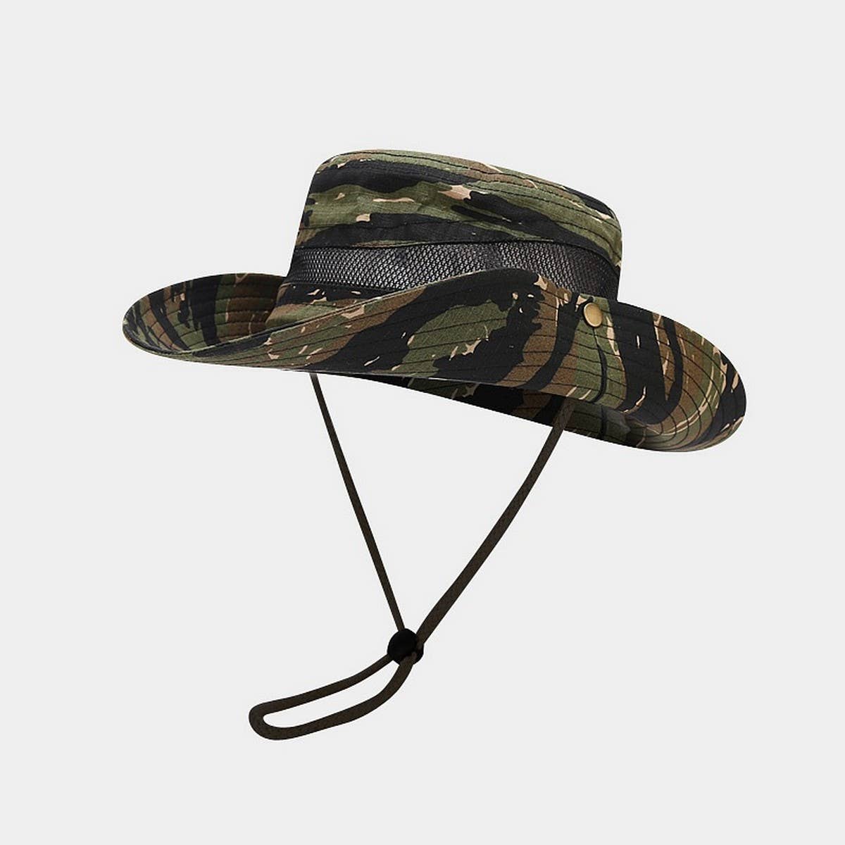 CAMOUFLAGE MESH SUN HAT FOR HIKING FISHING_CWAH3838