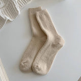 Warm And Cute Polka Dot Home Sleeping Socks_Cwms1057