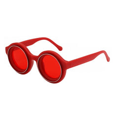FASHIONABLE HIGH END ROUND FRAME SUNGLASSES_CWASG0657
