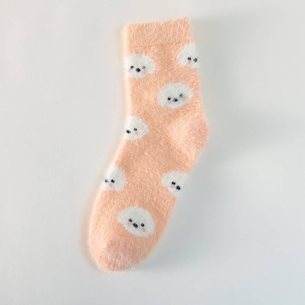 MID TUBE WINTER WARM CUTE PLUSH SNOW SOCKS_CWMS0791