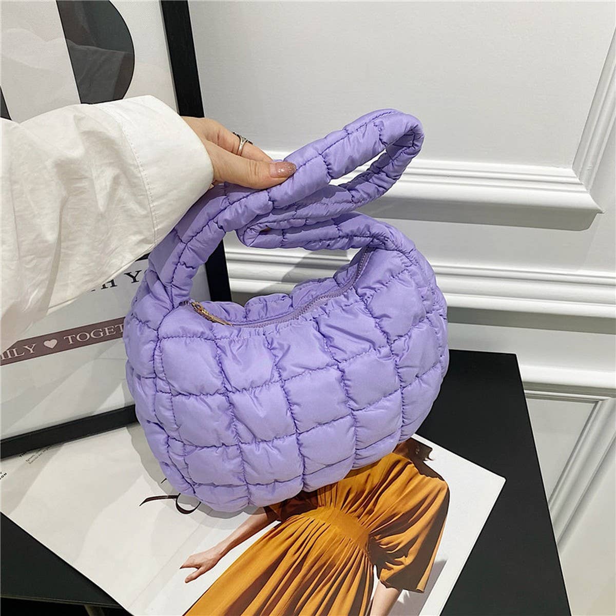 Underarm Cloud Puff Bag Oversized Shoulder Bag_Cuab00460