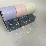 6CM STAR MESH RIBBON BOW DIY RIBBON_CWMM5780