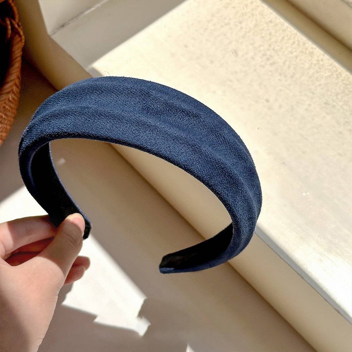 Velvet Headband Women Chic Wide Hair Hoop_Cwaha07778