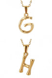 FASHION TEXTURE ALPHABET INITIAL NECKLACE_CWAJE223