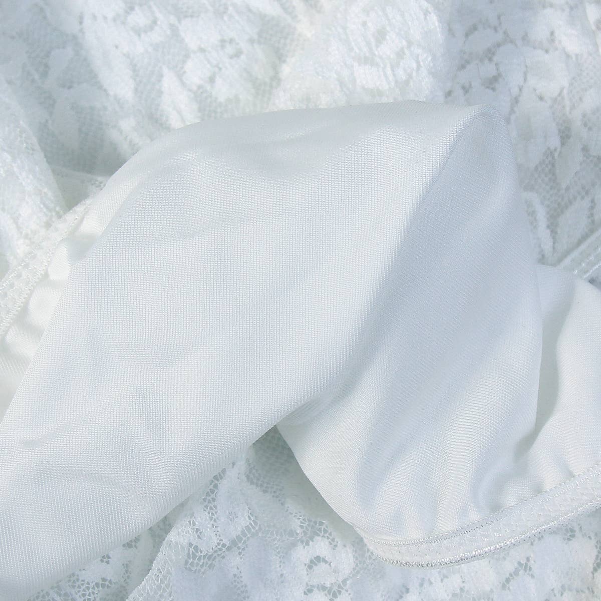 SOLID COLOR LACE SEE THROUGH DEEP VBACKLESSJUMPSUIT_CWMM4629