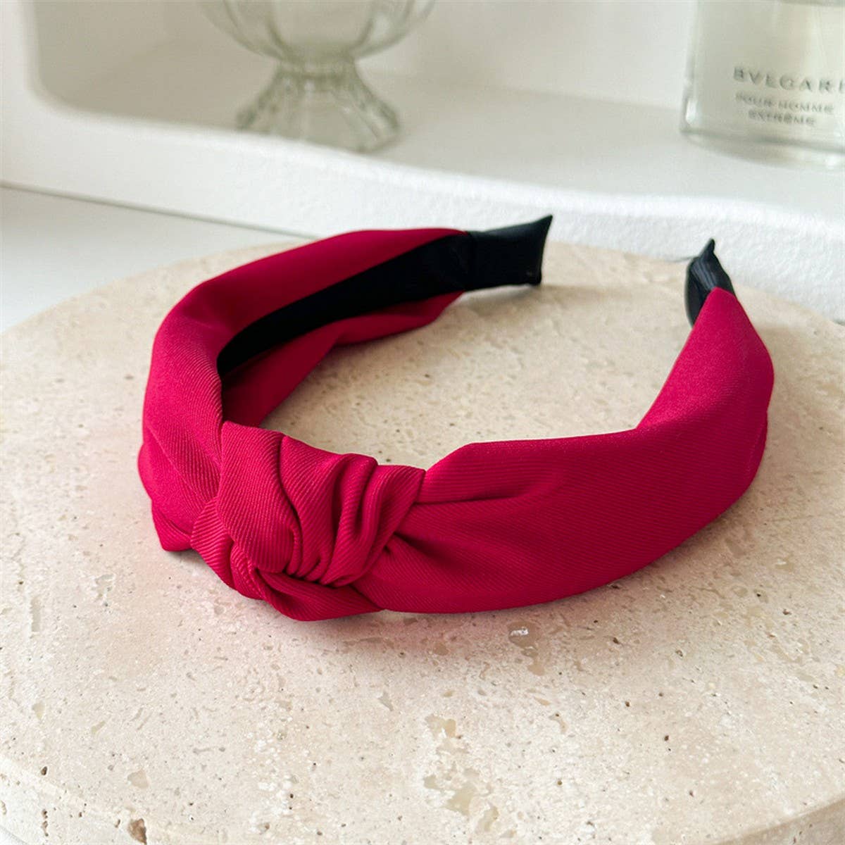 FASHION TOP KNOT FABRIC HEADBAND_CWAHA1376