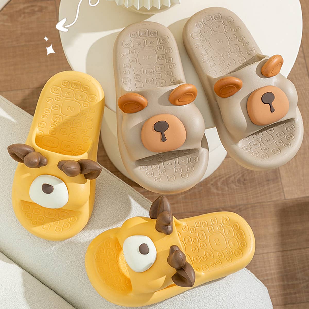 Indoor Cute Cartoon Non-Slip Slippers_Cwshs0545