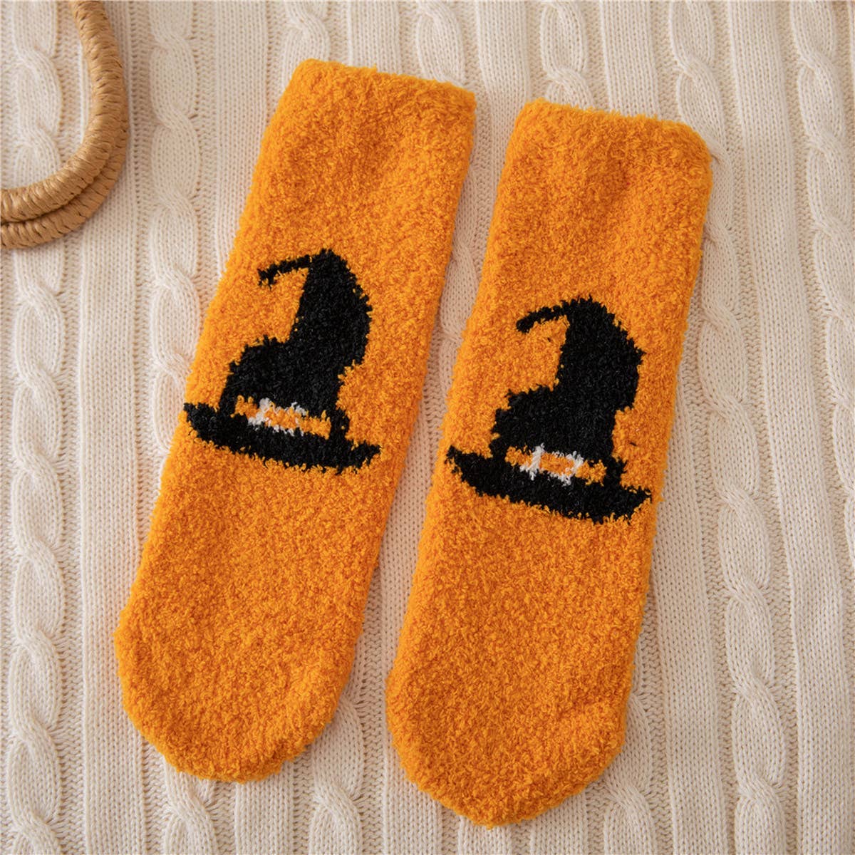 HALLOWEEN THICKENED CORAL FLEECE SOCKS_CWMS0620
