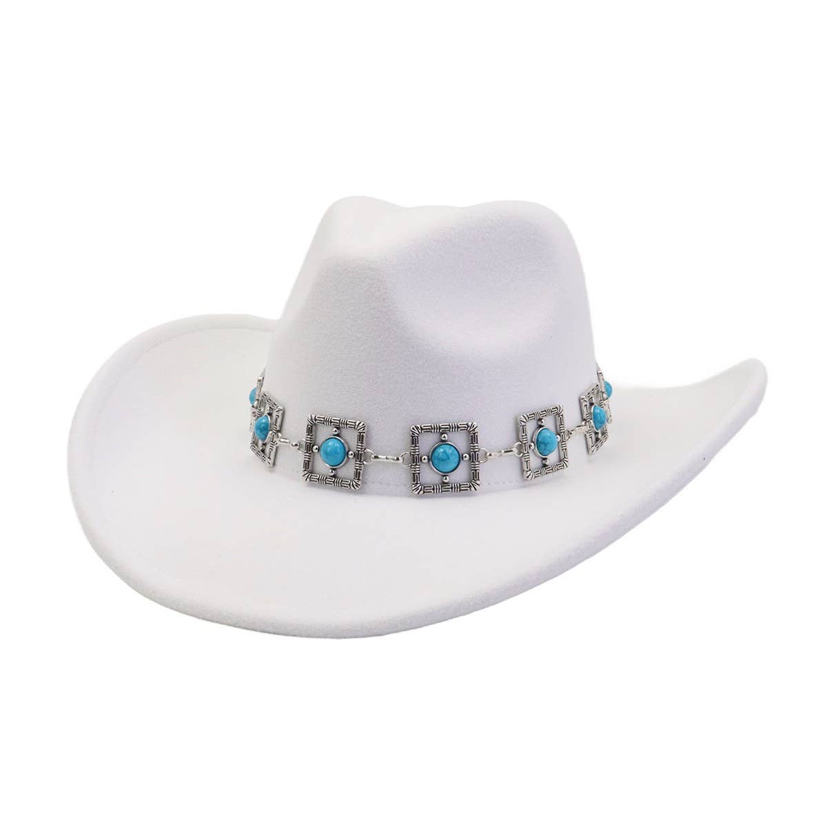 Unisex Cowboy Fedora Hat Ethnic Style_Cwah04445