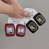 RETRO NOBLE ZIRCON GEOMETRIC LONG STUD EARRINGS_CWAJE1325