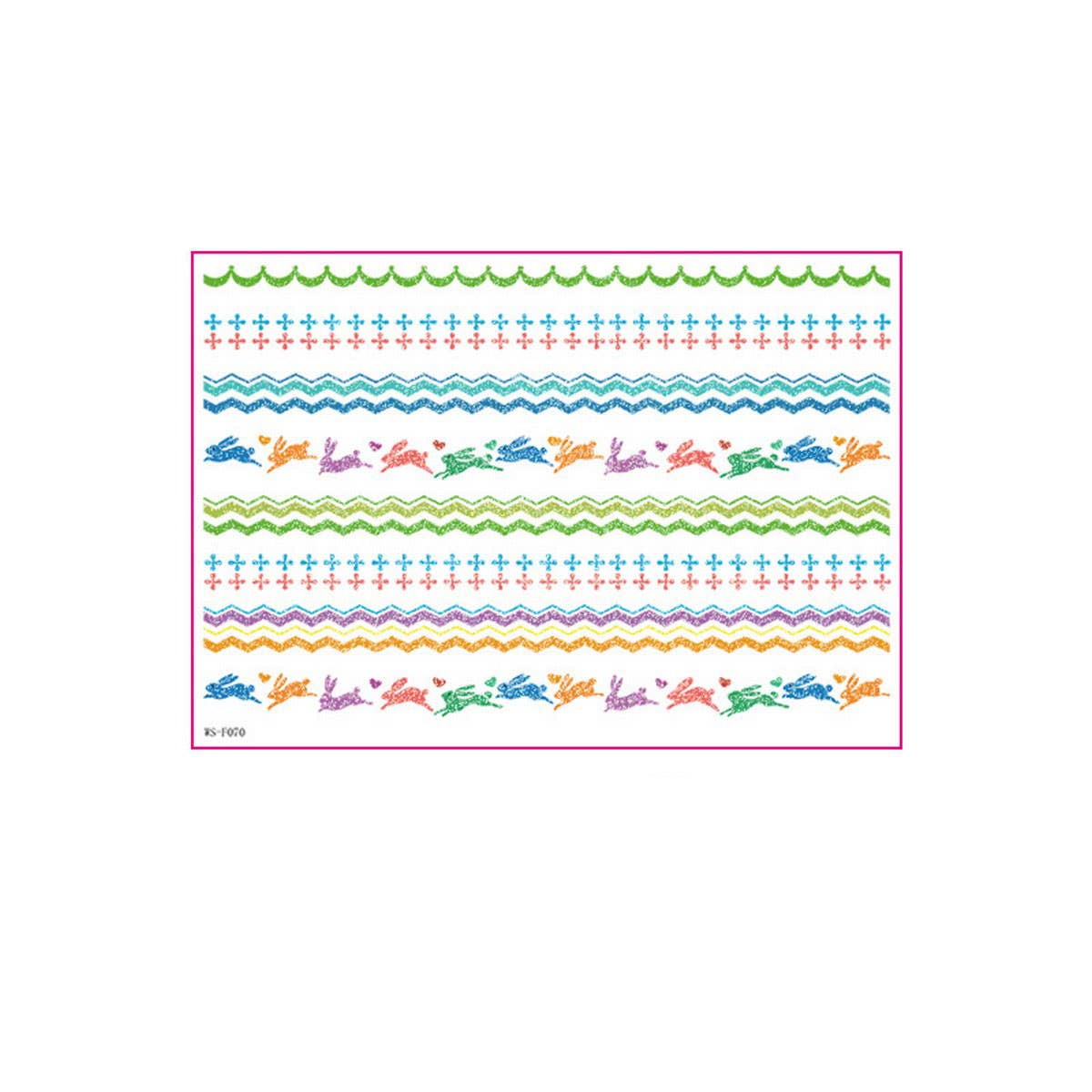 EASTER GLITTER WATER TRANSFER STICKERS FOR CANDLES_CWMM8367