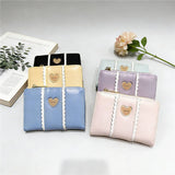 New Solid Color Heart Lace 2-Fold Wallet_Cwab06267
