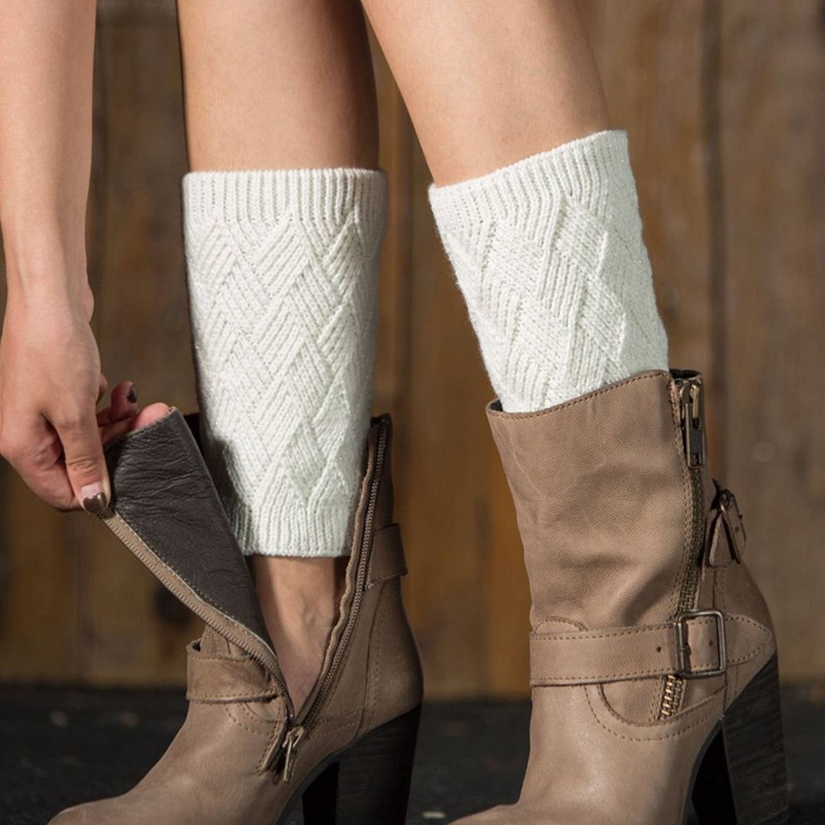 NEW AUTUMN AND WINTER KNITTED LEG WARMERS_CWMS0751