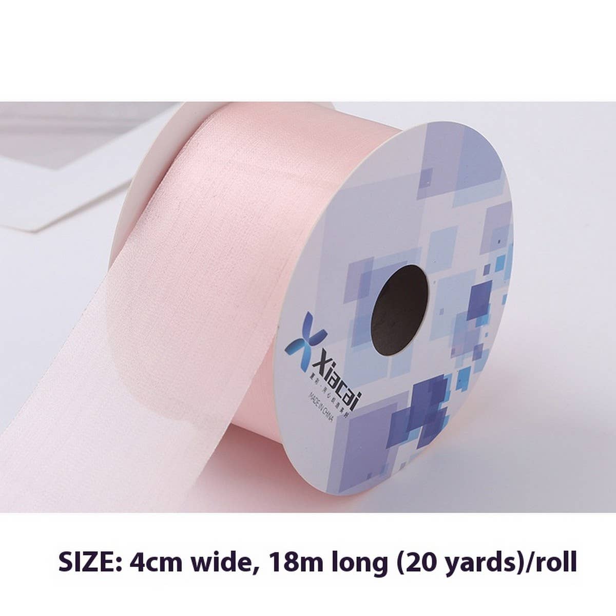 GOLD SATIN FROSTED RIBBON DECORATIVE RIBBON_CWMM5753