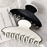 Elegant Acetate Hair Claw ? Pure Color_Cwaha07172