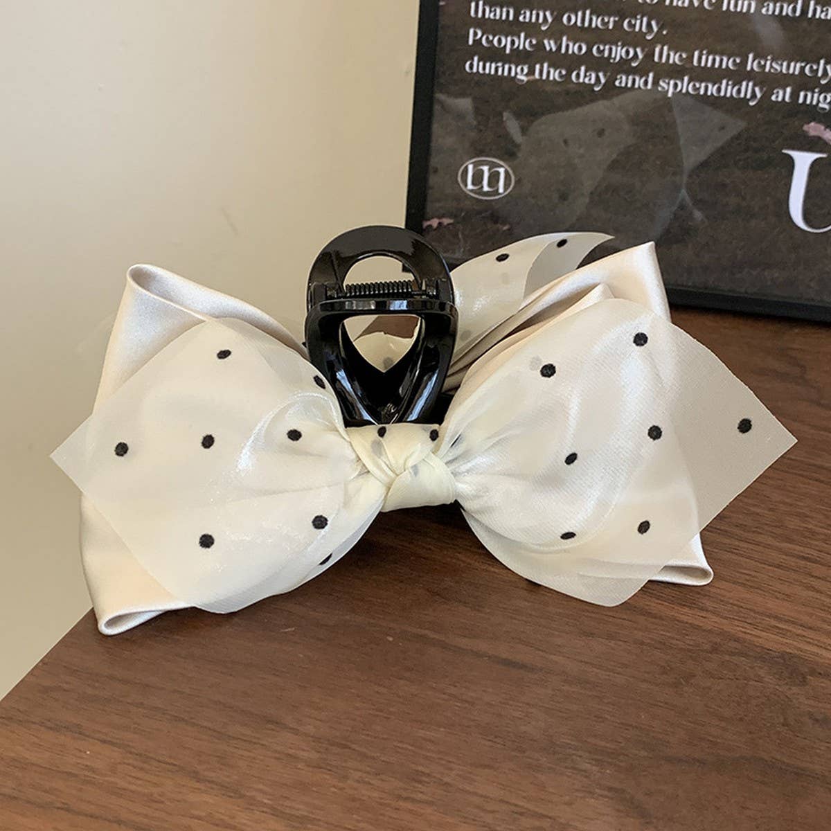 RETRO FRENCH BUTTERFLY MESH KNOT CLIP_CWAHA1284