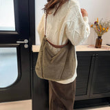 Winter Large Capacity Single Shoulder Plush Bag_Cwab3915