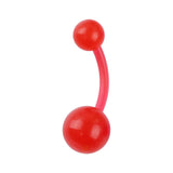 GLOW IN DARK BELLY RING UV FLEXIBLE BAR_CWMM9184