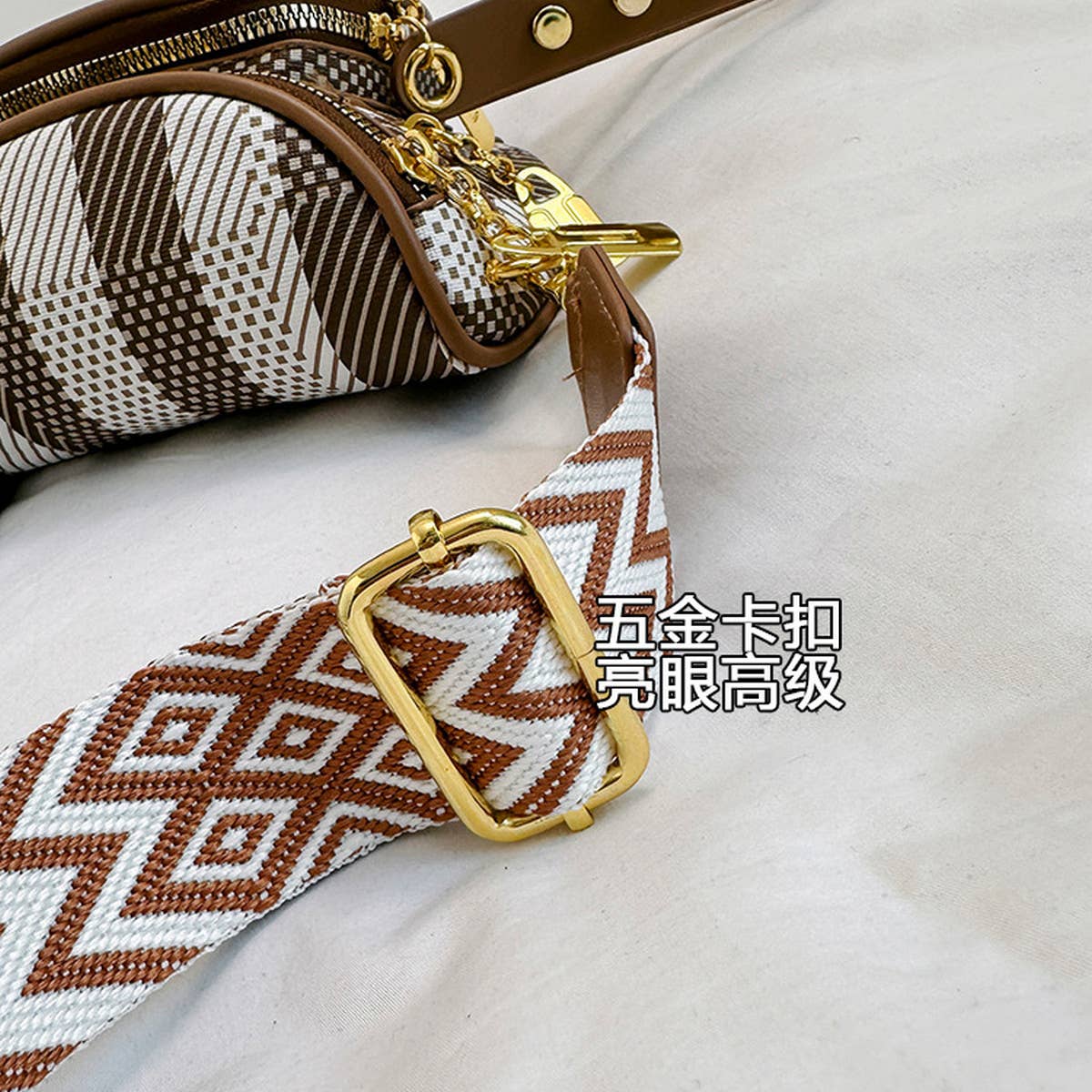 2024 NEW MULTI LAYER ZIPPER RIBBON CHEST BAG_CWAB2086