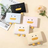 New Cute Yellow Duck Mini 3-Fold Wallet_Cwab06255