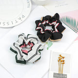 PRINTED FRESH STRIPED HAIR TIE_CWAHA1069