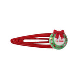 Christmas Candy Stocking Cartoon Drop Hair Clip