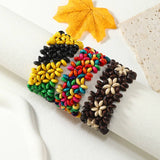 COCONUT SHELL ETHNIC STYLE HANDMADE BRACELET_CWMM4410