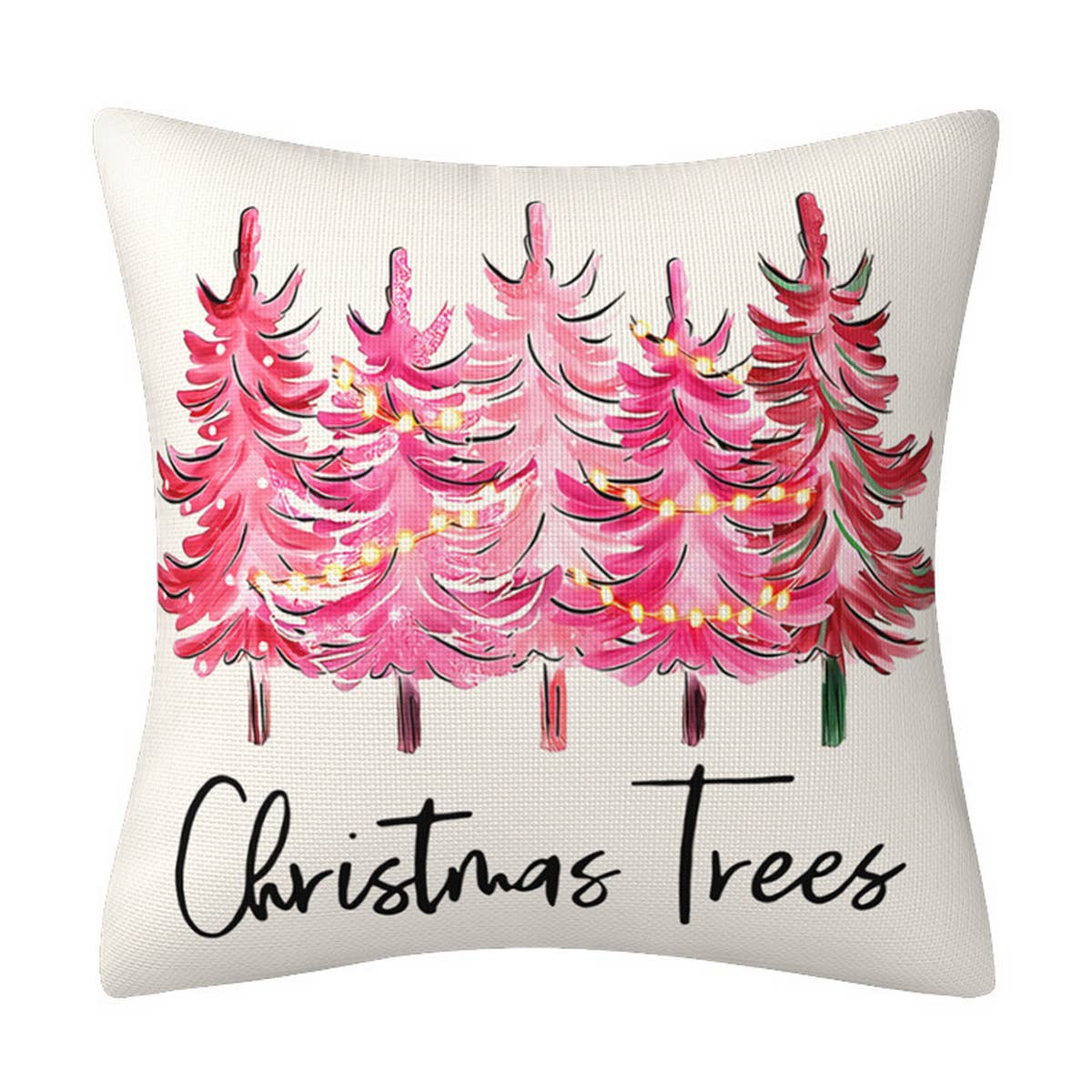 NEW ARRIVAL PINK SANTA CLAUS PILLOWCASE_CWMM1384