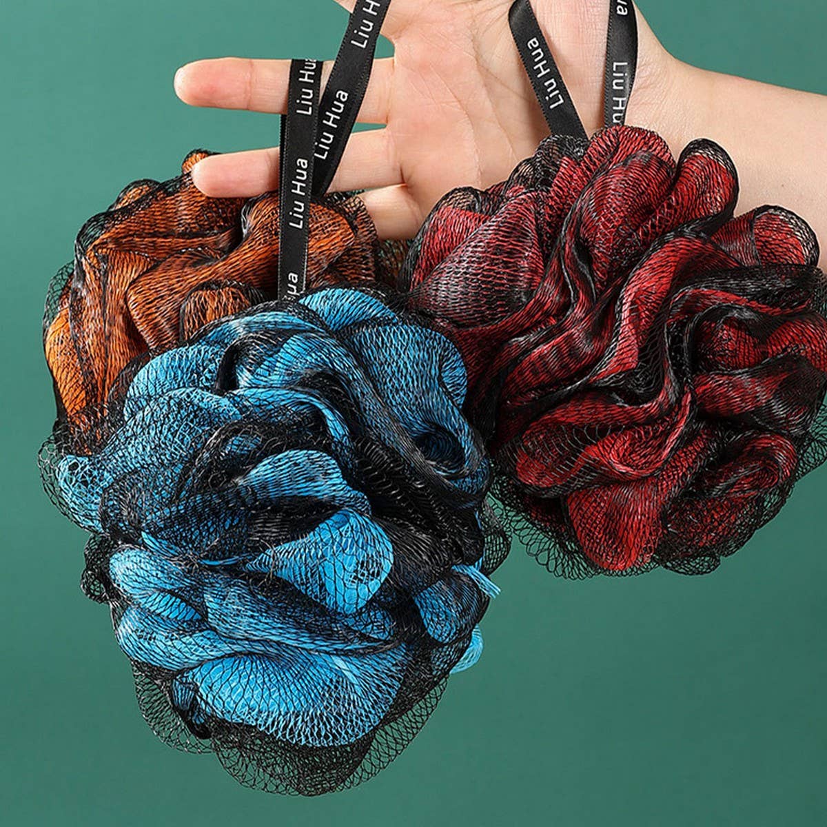 BATH POUF COLOR SET SUPER SOFT NON FRAGILE_CWMM3345