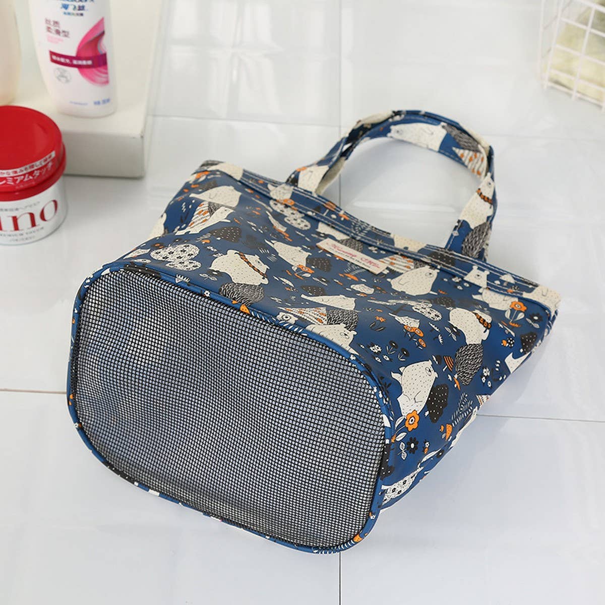 LEISURE TRAVEL BREATHABLE MESH HANDBAG WASH BAG_CWAB1727