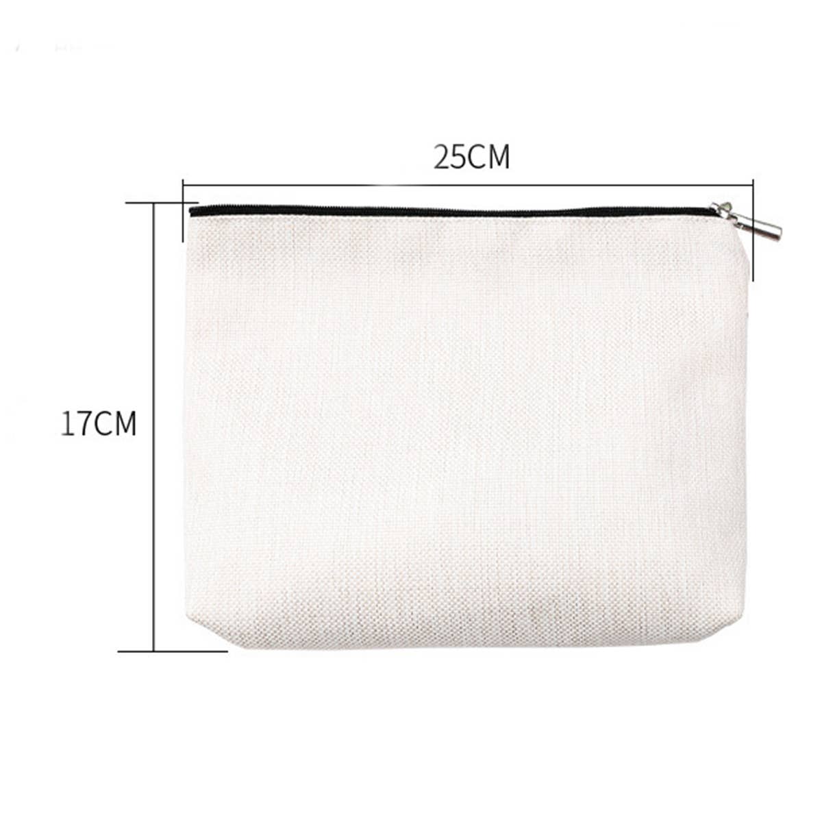 CUCUMBER LETTER DOUBLE SIDED PRINTED COSMETIC BAG_CWAB1783