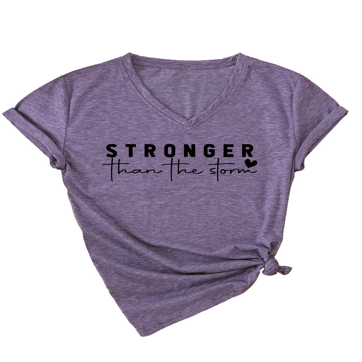 BASIC V NECK TEE FOR WOMEN SOFT AND STYLISH_CWTTS1470