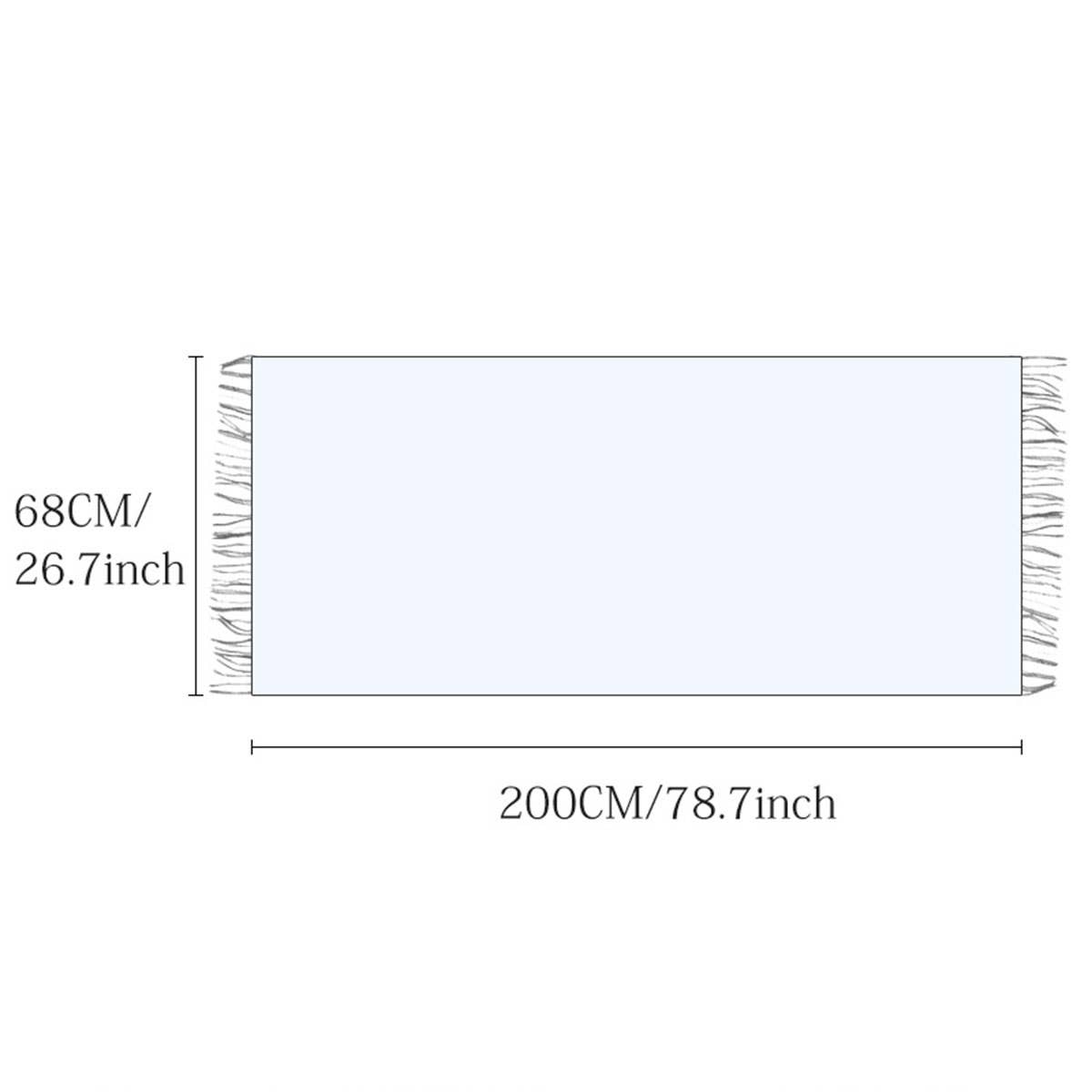 DOUBLE SIDED CRINKLE SCARF ELEGANT WINTER WRAP_CWASC0208