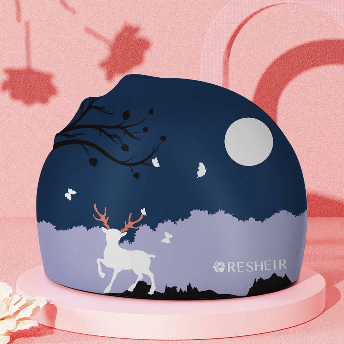 GIRLS XL SILICONE SWIM CAP CUTE PRINT_CWMM6781