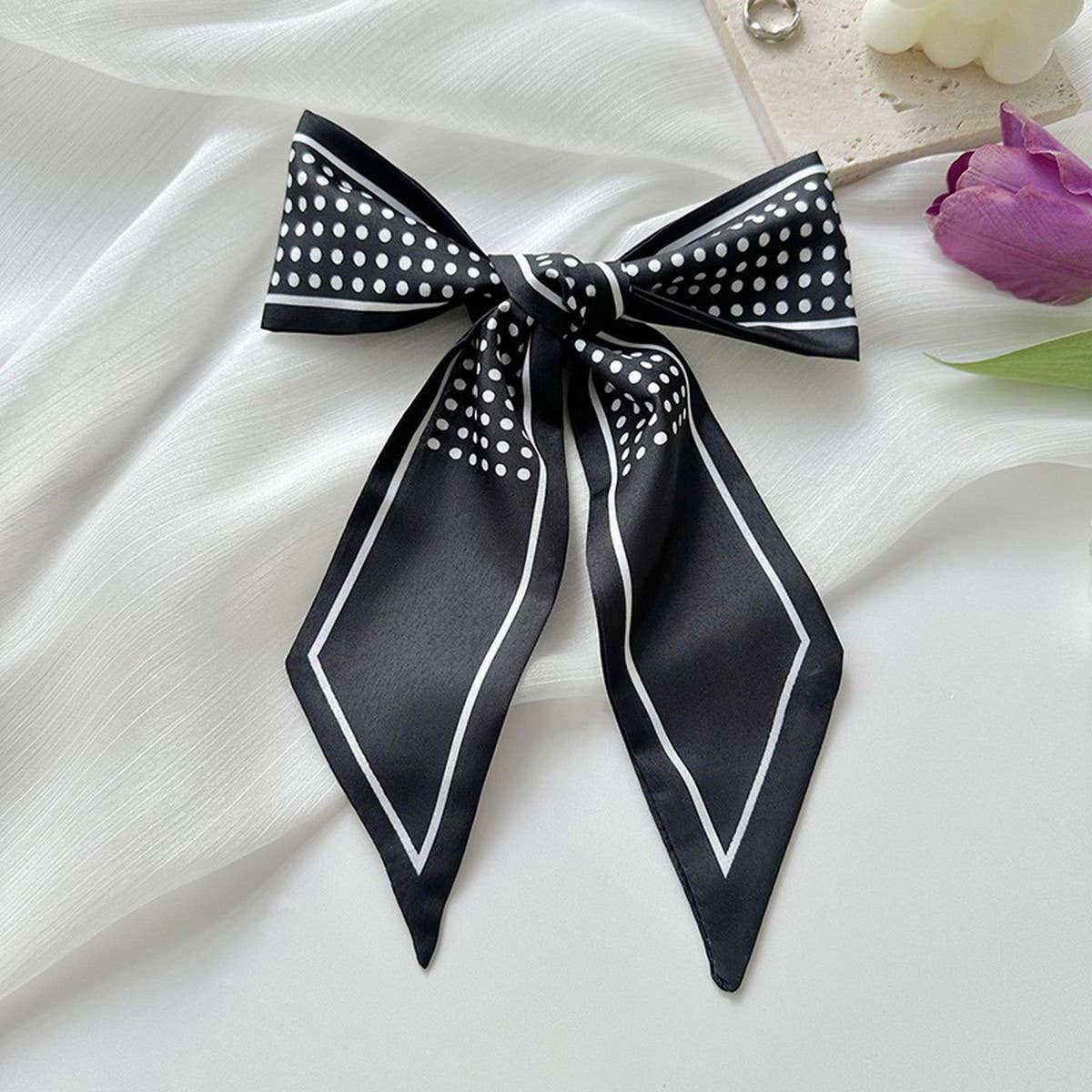 HIGH END SIMPLE SILK SCARF FASHIONABLE HEADBAND_CWAHA4139