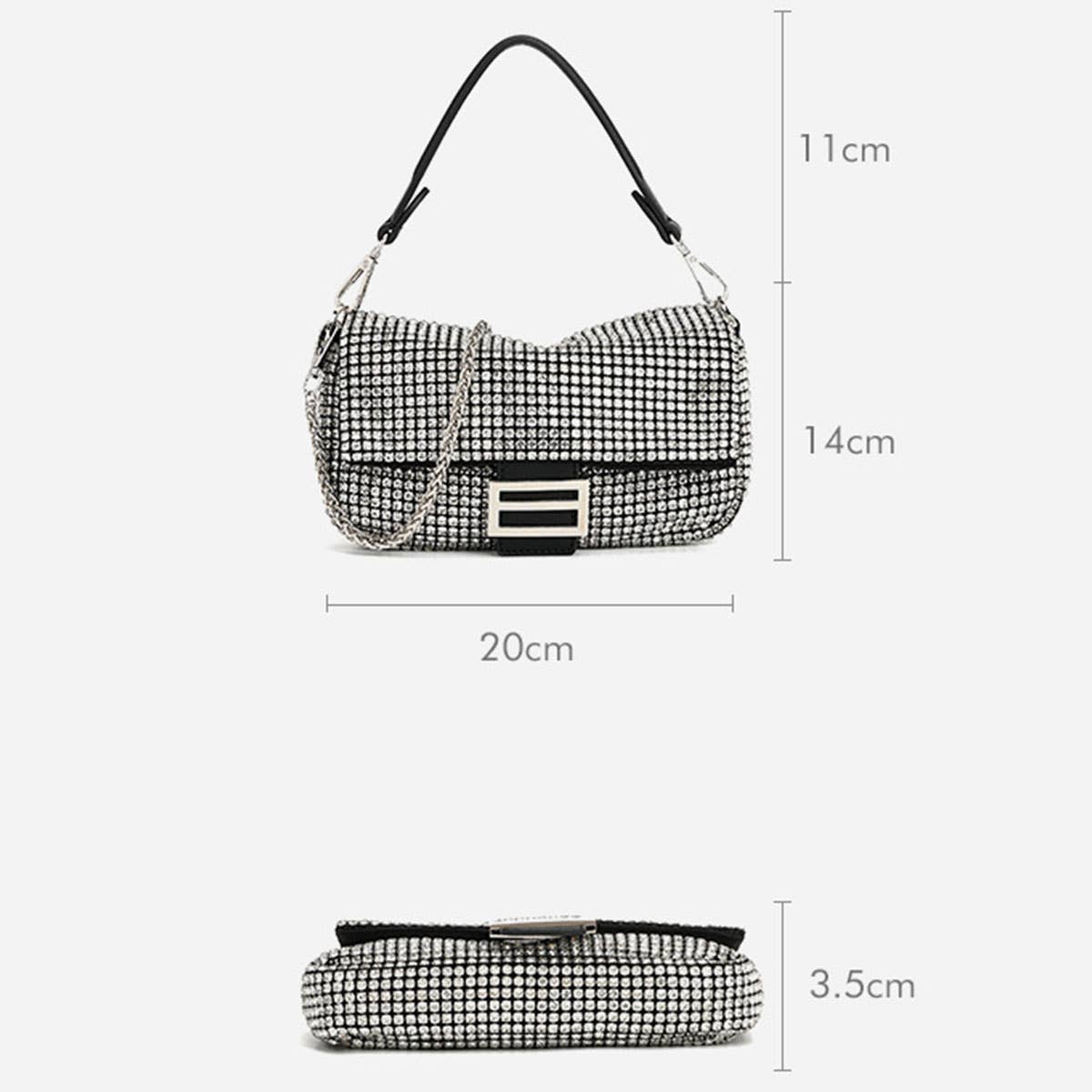 HIGH END FASHIONABLE RHINESTONE EVENING BAG_CWAB3594