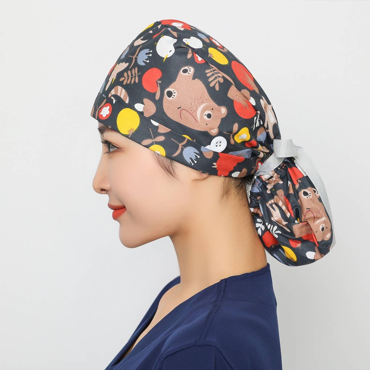 Long Hair Style Baotou Hat Frosted Work Hat_Cwah3385