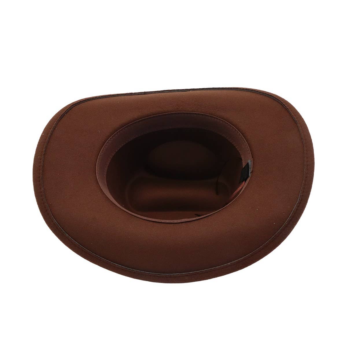 New Wool Fedora Cowboy Hat Western Ethnic Style_Cwah04460
