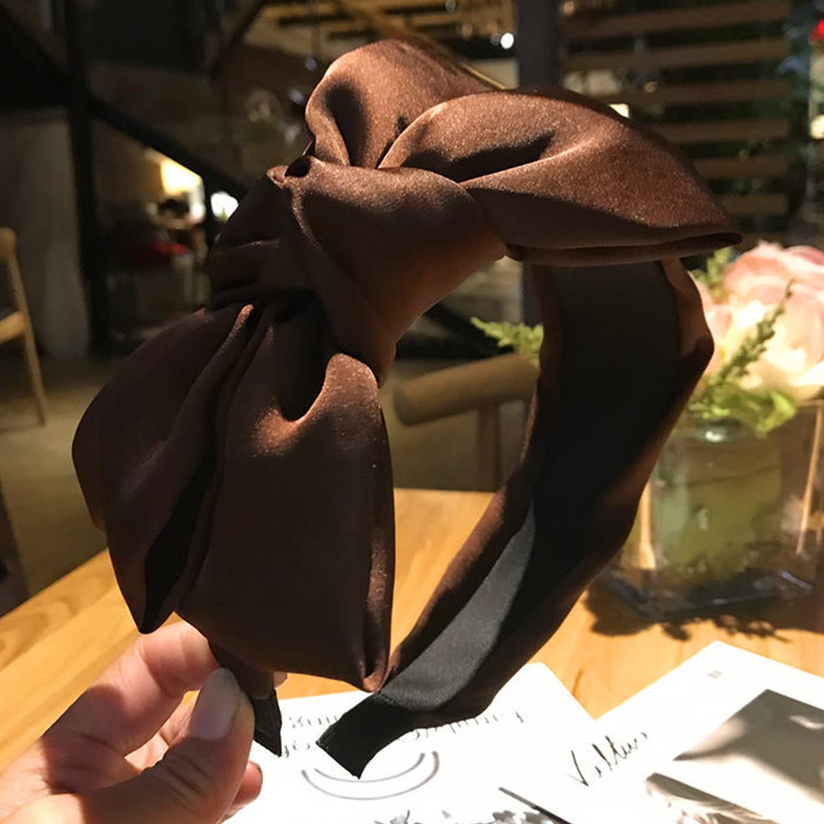 BOW DECOR HAIR HOOP_CWAHA0191