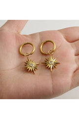 18K Gold Plated Stainless Steel Earrings_Cwaje0398