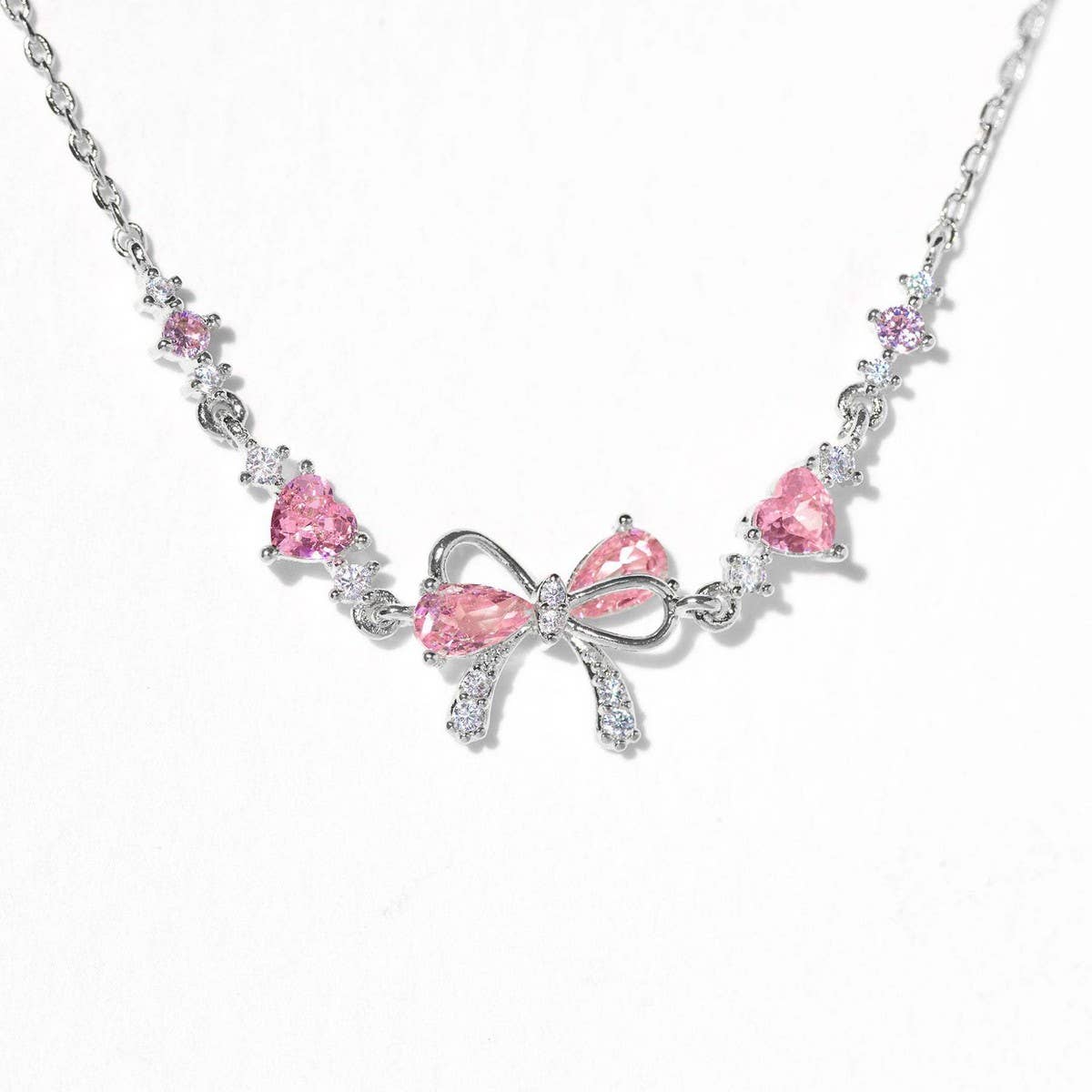 LOVE ZIRCON BUTTERFLY FESTIVAL NECKLACE_CWMM5290