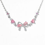 LOVE ZIRCON BUTTERFLY FESTIVAL NECKLACE_CWMM5290