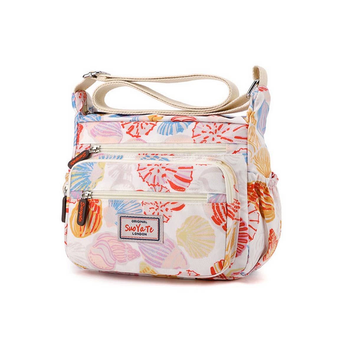 Printed Large Capacity Nylonshoulder Crossbody Bag_Cwasc1788