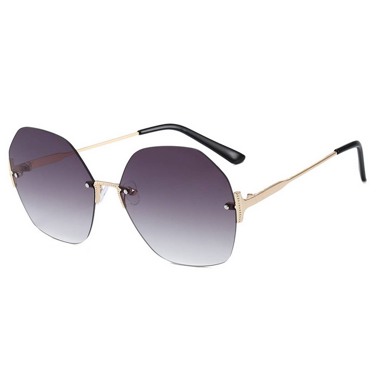 FRAMELESS GEOMETRIC T BAR SUNGLASSES FOR WOMEN_CWASG1169