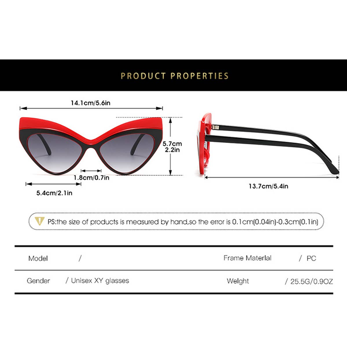 Fashionable Color Matching Large Frame Sunglasses_Cwasg0414