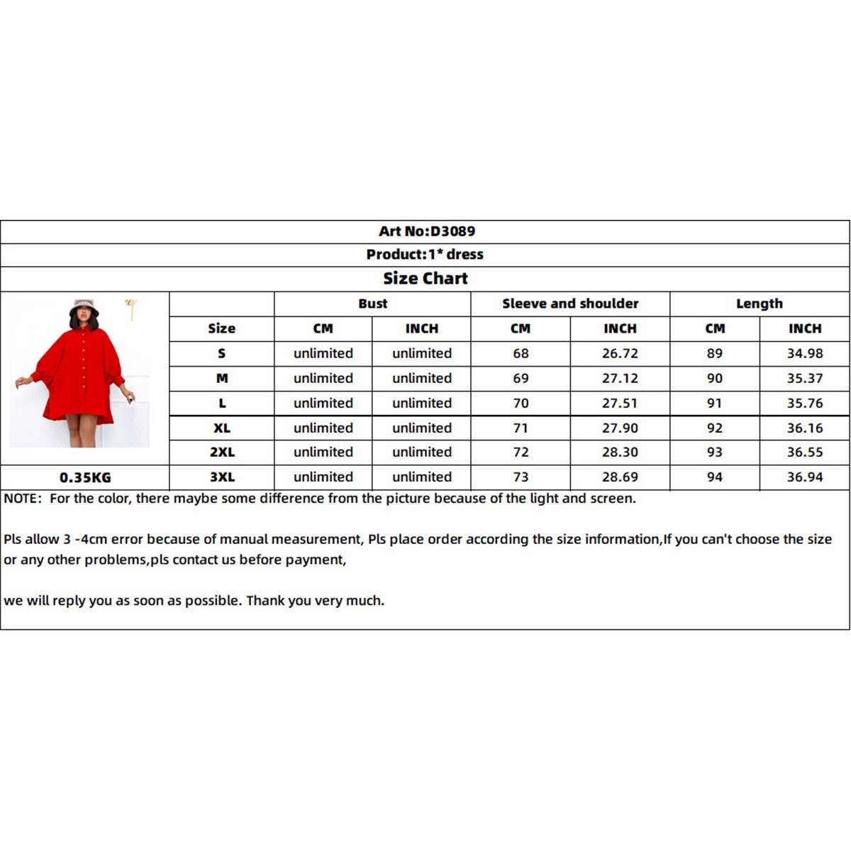 LOOSE LAPEL SOLID COLOR OVERSIZED SHIRT DRESS_CWDSD6165