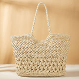 Women Fashion Simple Hollow Tote Bags_Cwab0808
